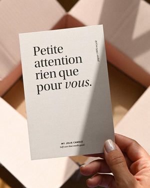 Carte mot personnalisé 2026