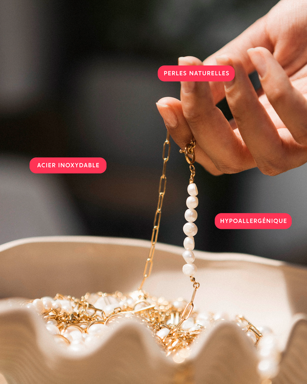 Bougie Bijou La Perle Rare, Bijoux en acier inoxydable, Cadeau parfait